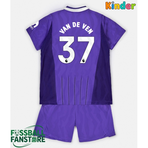 Tottenham Hotspur Micky van de Ven #37 Replik 3rd trikot Kinder 2026-27 Kurzarm (+ Kurze Hosen)